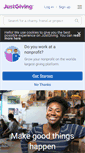 Mobile Screenshot of justgiving.com
